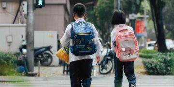 “Slow down and take extra care around schools” is the plea from one young school-goer