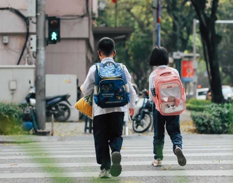 “Slow down and take extra care around schools” is the plea from one young school-goer