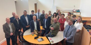 New learning spaces opened at Castlecomer Community School including the new ‘Courtyard’ ASD room
