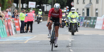 Team Denmark’s Alma Rasmussen wins first stage of Rás na mBan in Kilkenny
