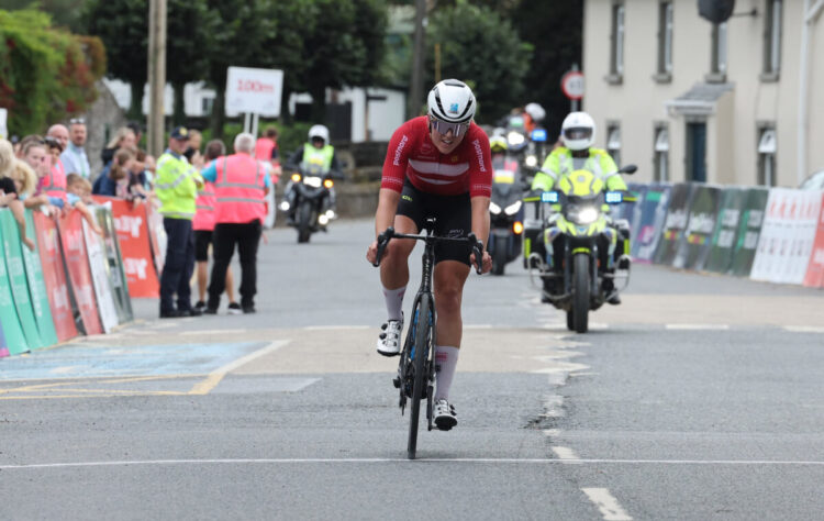 Team Denmark’s Alma Rasmussen wins first stage of Rás na mBan in Kilkenny
