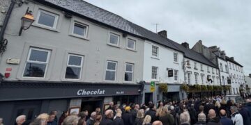 “Before today is out, think of your Eamonn story and let it put a smile on your face’ says son Eddie at funeral of Kilkenny city Freeman