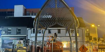 What’s the interesting looking structure that’s appeared in a Kilkenny city car park?