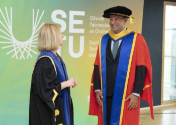 Former Taoiseach Leo Varadkar and sociologist Professor Pat O’Connor awarded honorary doctorates by SETU